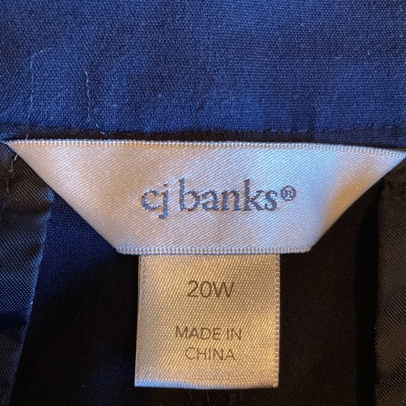 CJBanks navy blue slacks, size 20 womens - Picture 2 of 6